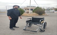 اهداء یک دستگاه ویلچر به اورژانس بیمارستان شهداء شوط  